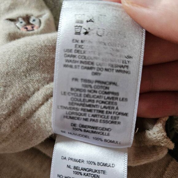 Jojo Maman Bebe Embroidered Cow Long-Sleeve Polo Shirt Size 5-6 - Picture 3 of 3